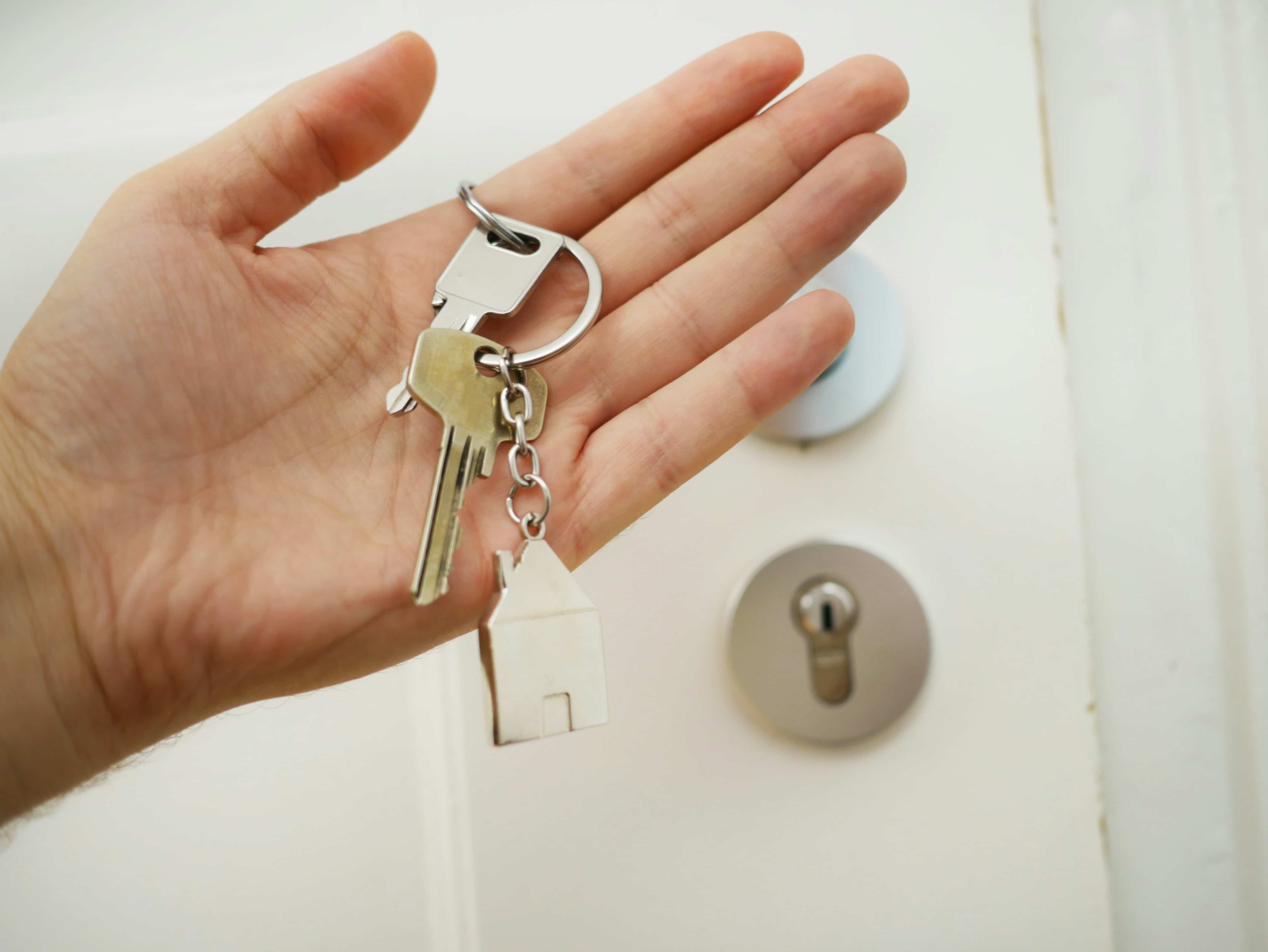 Handing over keys